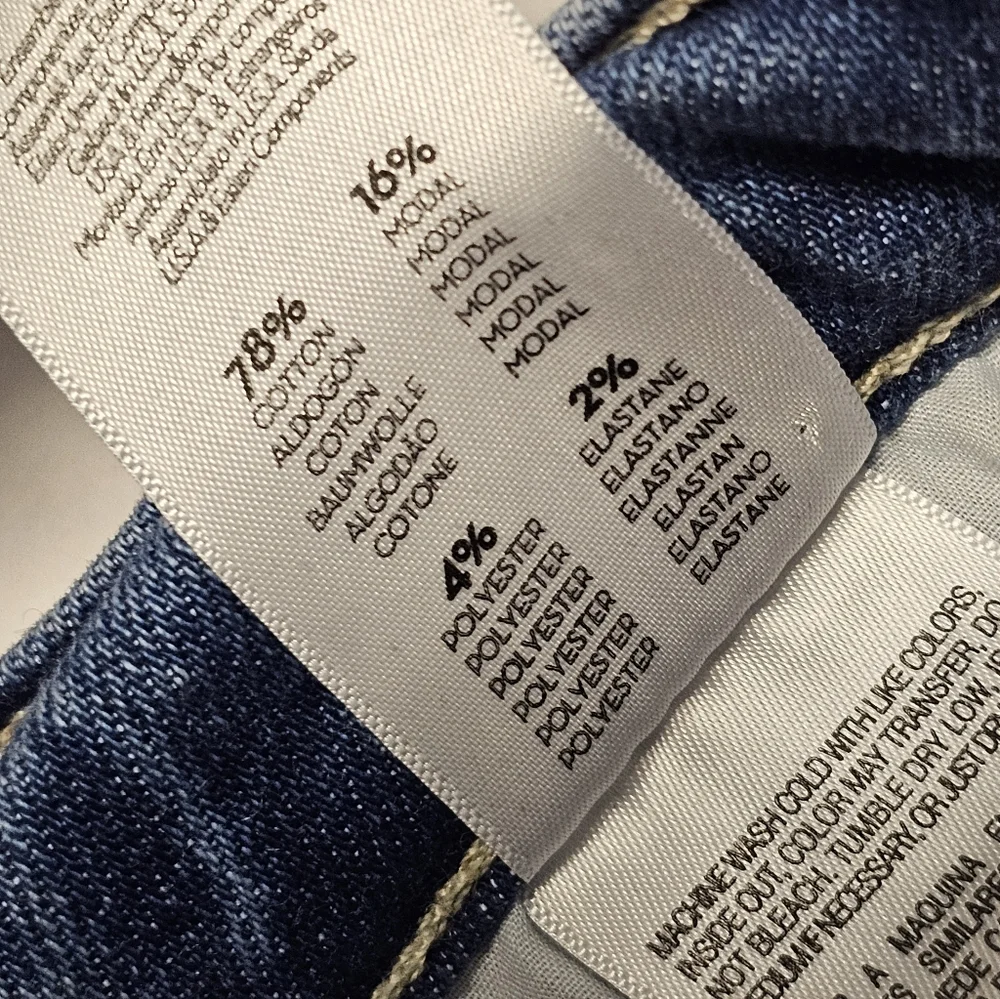 MOTHER The Hustler Ankle Fray Straight‎ Leg High Rise Blue Jeans 25 Preowned